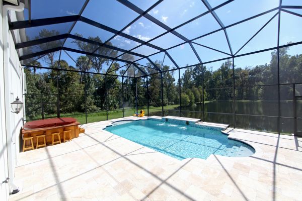 Travertine Pool Deck Service