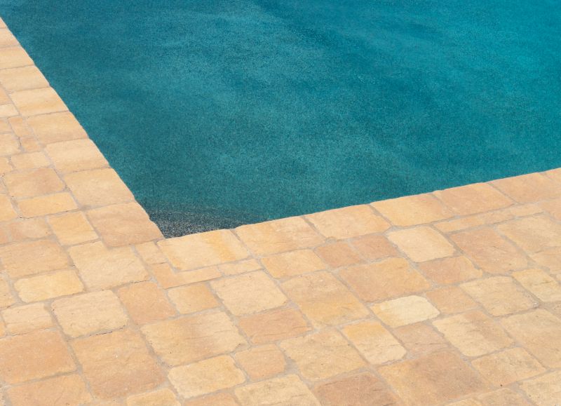 Poolside Stone Paving